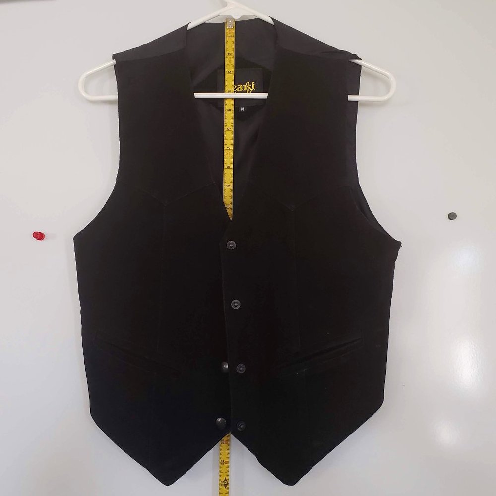 Vintage Leather front vest Women's M